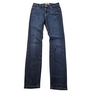 Frame de le skinny Jeanne size 27 tapered skinny mid rise EUC casual stretch